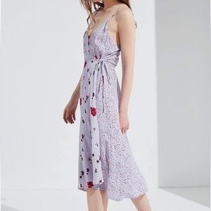 Urban Outfittets lavender floral midi dress